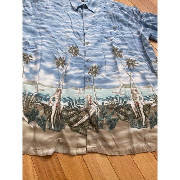 Croft & Barrow Hawaiian Button Down-Mens XL-Great Conditin-AOP-Mens XL - Picture 3 of 8